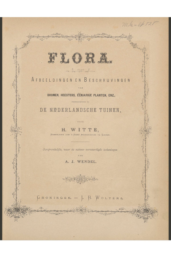 Flora title page