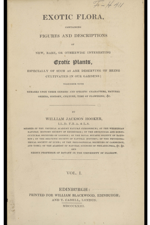 Exotic Flora Title Page